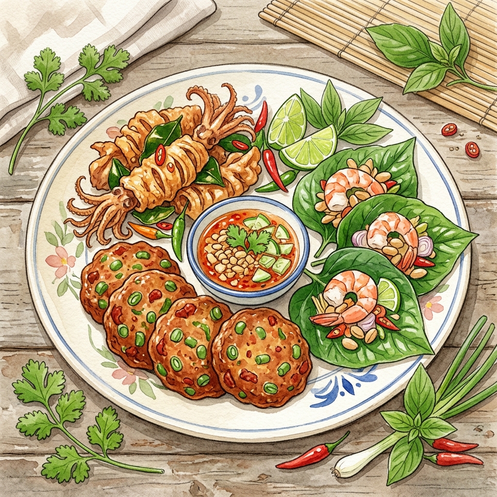 Thai appetizer dishes